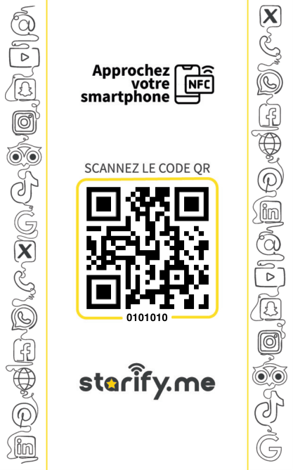 Starify Link - All your links in one tap (back)